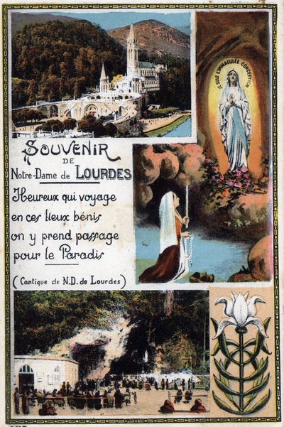 1900年頃のLourdes - Hautes Pyrenees (65)のスーベニア・ポストカード。 作： Anonymous Anonymous