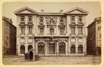 1885-1890年頃のマルセイユの街とその周辺：市庁舎、個人蔵 作： Anonymous Anonymous