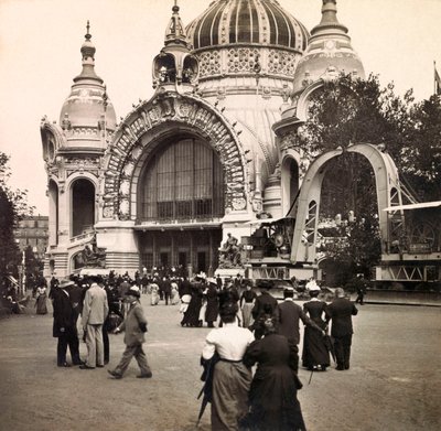 1900年の万国博覧会：パリ万国博覧会：パレ・ド・ラ・メタルギー - 個人蔵 作： Anonymous Anonymous