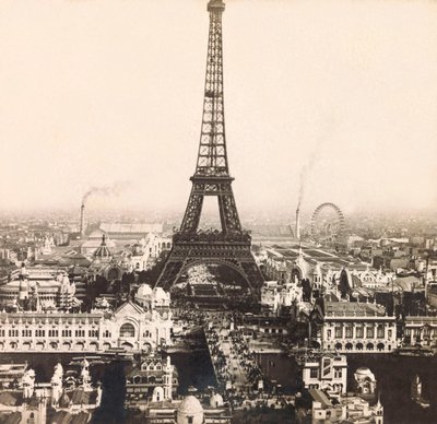 1900年の万国博覧会 - パリの万国博覧会。シャンゼリゼ通りの全景 - 個人蔵 作： Anonymous Anonymous