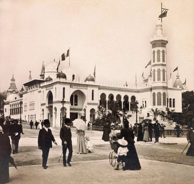 1900年に開催されたパリ万国博覧会。アルジェリアの宮殿 - 個人蔵 作： Anonymous Anonymous