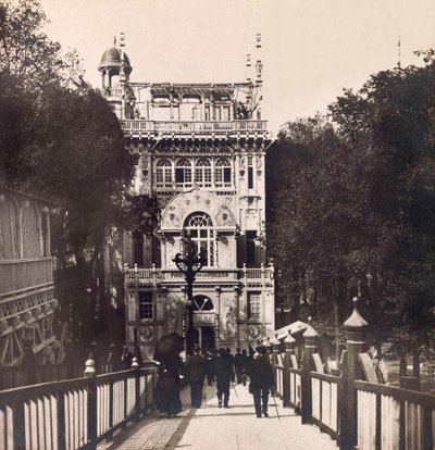 1900年の万国博覧会 - 1900年のパリ万国博覧会。報道機関のパビリオン - 個人蔵 作： Anonymous Anonymous