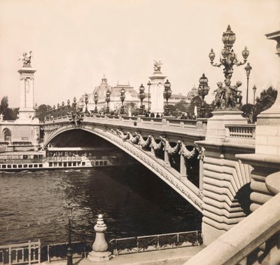 1900年の万国博覧会 - パリ万国博覧会。アレクサンドル3世橋 - 個人蔵 作： Anonymous Anonymous