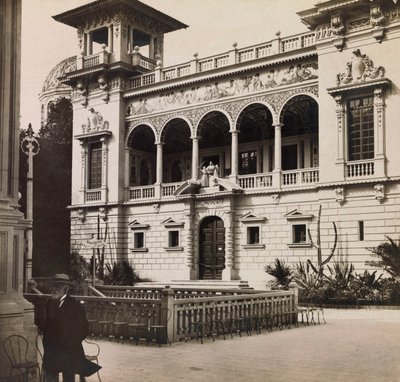 1900年の万国博覧会 - 1900年にパリで開催された万国博覧会。モナコのパビリオン - 個人蔵 作： Anonymous Anonymous