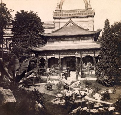 1900年の万国博覧会 - 1900年にパリで開催された万国博覧会。中国のパビリオン - 個人蔵 作： Anonymous Anonymous