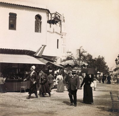 1900年の万国博覧会 - 1900年にパリで開催された万国博覧会。カイロの街並み - 個人蔵 作： Anonymous Anonymous