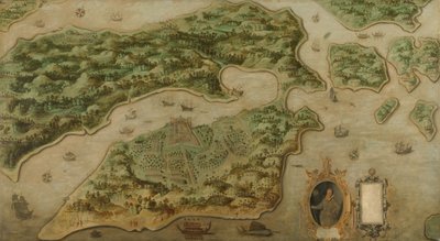 アンボンの眺め 1617年頃 油彩・カンヴァス 作： Anonymous Anonymous