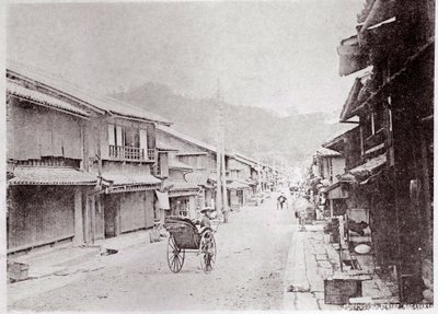 中国の村の通りの風景 20世紀初頭の写真 - 個人蔵 作： Anonymous Anonymous
