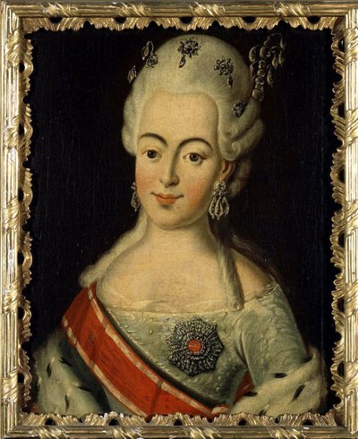 Wilhelmine Louise de Hesse Darmstadt (1755-1776) - grand-duchesse de Russie sous le nom de Natalia Alexeievna - Portrait of Grand Duchess Natalia Alexeyevna of Russia, Princess Wilhelmina Louisa of Hesse-Darmstadt par Anonymous 作： Anonymous Anonymous