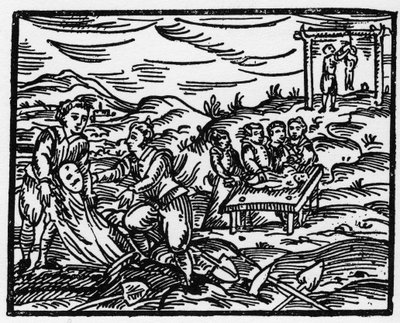 墓地で死者を抑止する魔女たち - 魔女の悪事とその救済を扱った「Compendium Maleficarum」 フランチェスコ・マリア・グアッツォまたはグアッチョまたはグアッチウス（15?-16? 作： Anonymous Anonymous