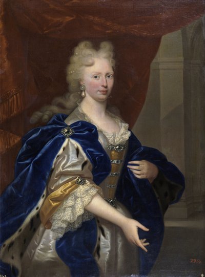 portrait of Maria Josepha of Austria (Maria Josepha Benedikta Antonia Theresia Xaveria Philippine (1699-1757) Poland Queen - (Marie-Josephe d