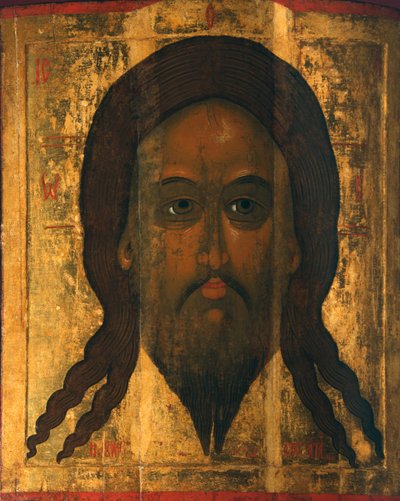 ホーリーマンディリオンザヴァーニクル、1447 作： Anonymous Russian icon painter