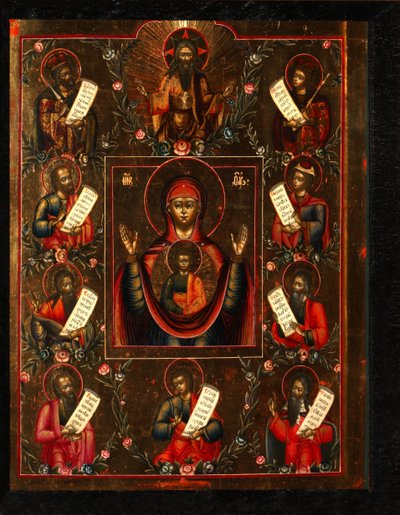 クルスクの聖母、19世紀初頭。 作： Anonymous Russian icon painter