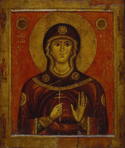 セントジュリアナ、13世紀初頭。 作： Anonymous Russian icon painter