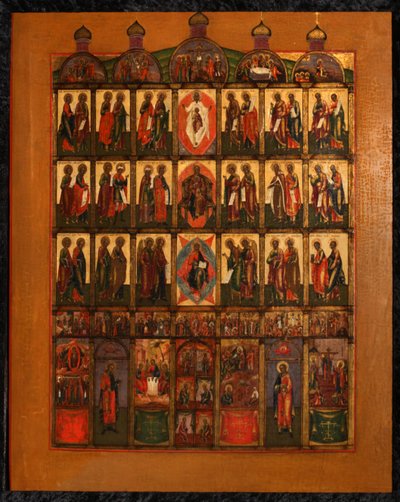 イコノスタシス、19世紀初頭。 作： Anonymous Russian icon painter