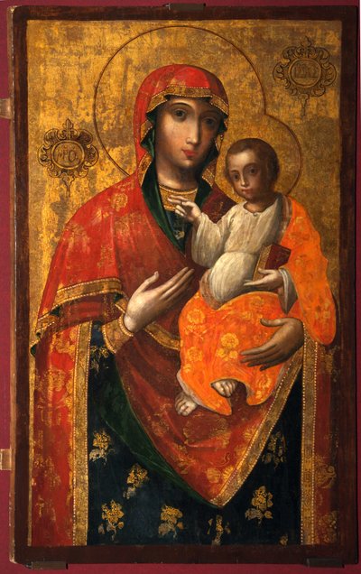 神の母のイリン・チェルニゴフの象徴、18世紀 作： Anonymous Russian icon painter