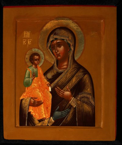 神の三手母、20世紀初頭。 作： Anonymous Russian icon painter