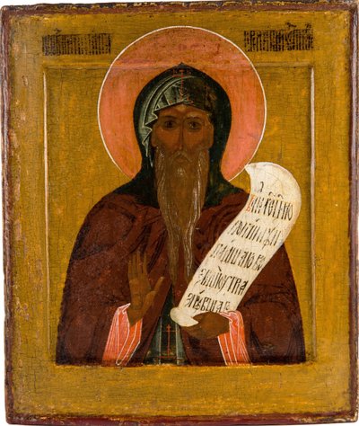 ペレヤスラヴルの名誉あるニキータStylites、17世紀 作： Anonymous Russian icon painter