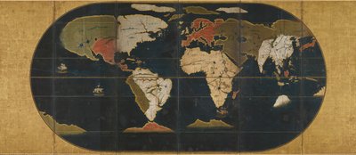世界地図、16世紀 作： Anonymous master.