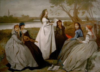 春に 作： Anselm Feuerbach