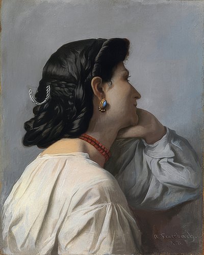 イフィゲニア（研究頭）。 1870 作： Anselm Feuerbach