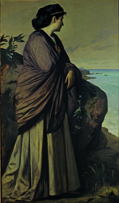 海岸（現代イフィゲニア） 作： Anselm Feuerbach