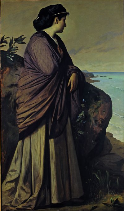海辺の近代イフィゲニア、1875 作： Anselm Feuerbach
