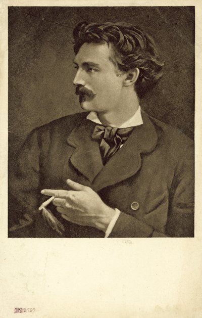 ドイツのアーティスト、アンセルム・フォイアーバッハの自画像 作： Anselm Feuerbach