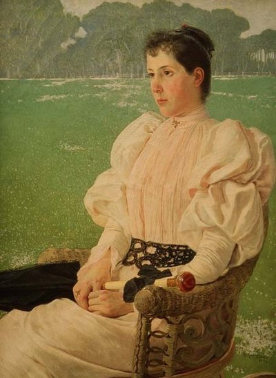 女性の肖像 作： Anselmo de Guinea