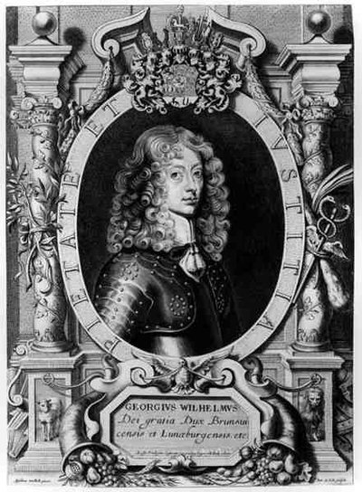 ブランデンブルクの選挙人、ジョージウィルヘルムの肖像（1595-1640）、ペトルデイオデの彫刻 作： Anselmus van Hulle