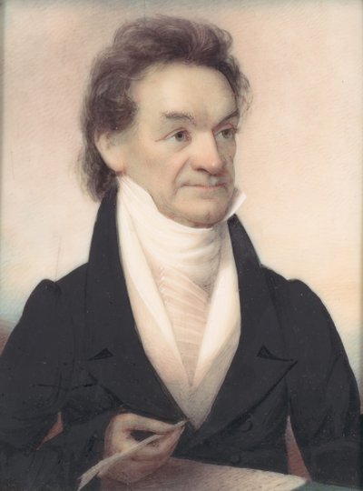 エドワード・リビングストン、カリフォルニア州。 1827年。 作： Anson Dickinson