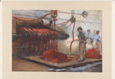 赤い染料の家で 作： Anthon Gerhard Alexander van Rappard