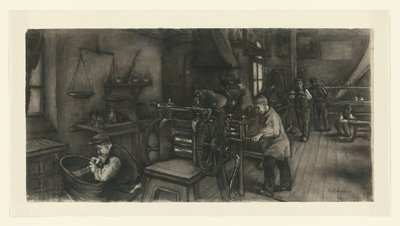 シルバーファクトリーのワークショップ 作： Anthon Gerhard Alexander van Rappard
