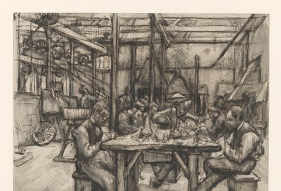Begeer の銀工場でのワーク ショップ 作： Anthon Gerhard Alexander van Rappard