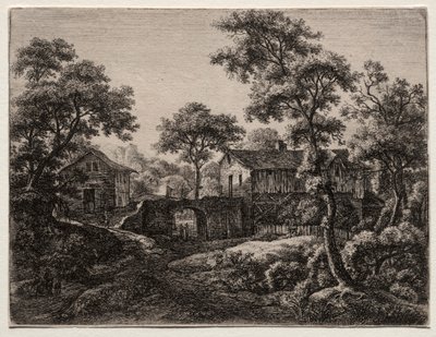 12 の風景 (H.95-106): ゲートウェイ 作： Anthonie Waterloo