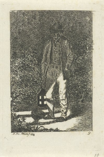 ランタンを持つ男 作： Anthonie Willem Hendrik Nolthenius de Man