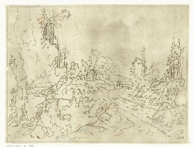 山岳風景 作： Anthonie van den Bos