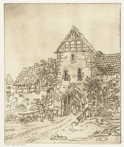 旧市街の門の人物像 作： Anthonie van den Bos