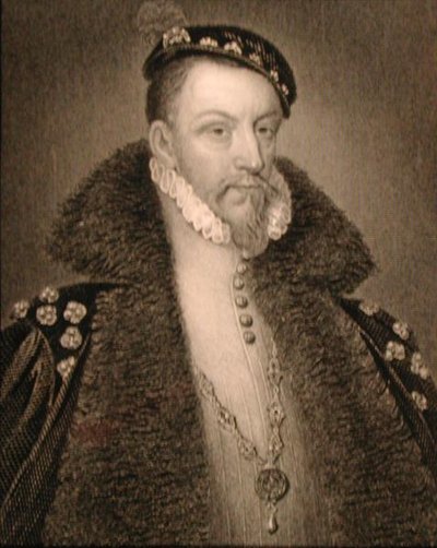 Thomas Radcliffe (c.1525-83) 3rd Earl of Sussex のポートレート（「Lodge
