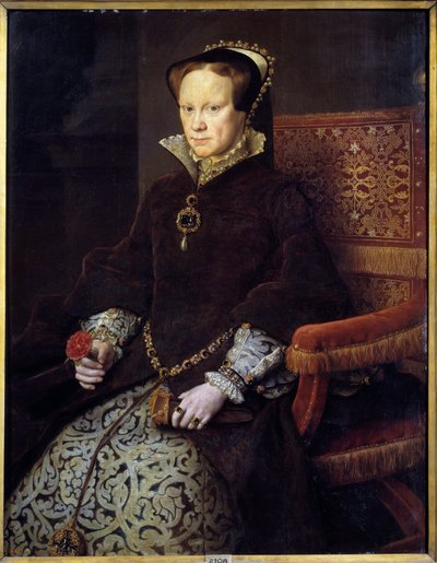チューダー朝メアリー1世の肖像 作： Anthonis van Dashorst (c.1519 1576/77) Mor