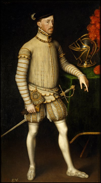 ハプスブルク家のマクシミリアン2世 - アントニス・モル（1517-1577年頃）によるオーストリア皇帝マクシミリアン2世（1527-1576年）の肖像。 作： Anthonis Mor van Dashorst