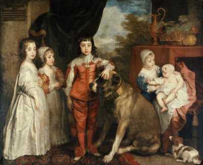 イギリスのチャールズ1世の子供たち 作： Anthony van Dyck