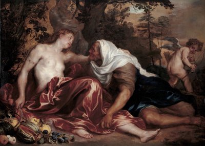 Vertumnus and Pomona、ca 1625 作： Anthony van Dyck