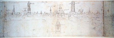 ブルージュ 作： Anthonis van den Wyngaerde