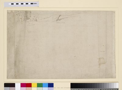 ランベス、「ロンドンのパノラマ」、1544年頃（紙にペンとインクと鉛筆） 作： Anthonis van den Wyngaerde