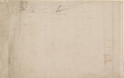 サザークから見たロンドンのパノラマ: ランベス、1554 作： Anthonis van den Wyngaerde