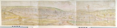 北から見たブリュッセルの全景、1558 年 作： Anthonis van den Wyngaerde