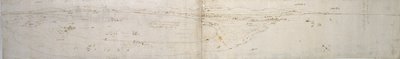 バレンシアのラグーン、ラ アルブフェラ、隣接する海岸と田園地帯のスケッチ、1560 年代 作： Anthonis van den Wyngaerde