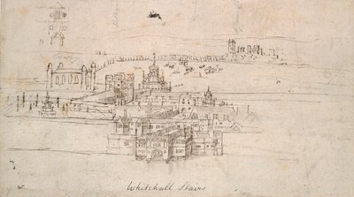 ロンドン塔、c1550-1560 作： Anthonis van den Wyngaerde