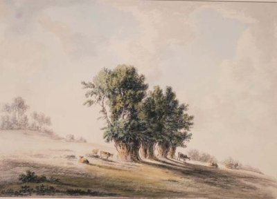風景（水彩画） 作： Anthony Devis
